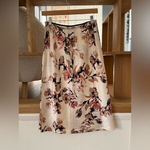 BOG Collective Silk Floral Skirt